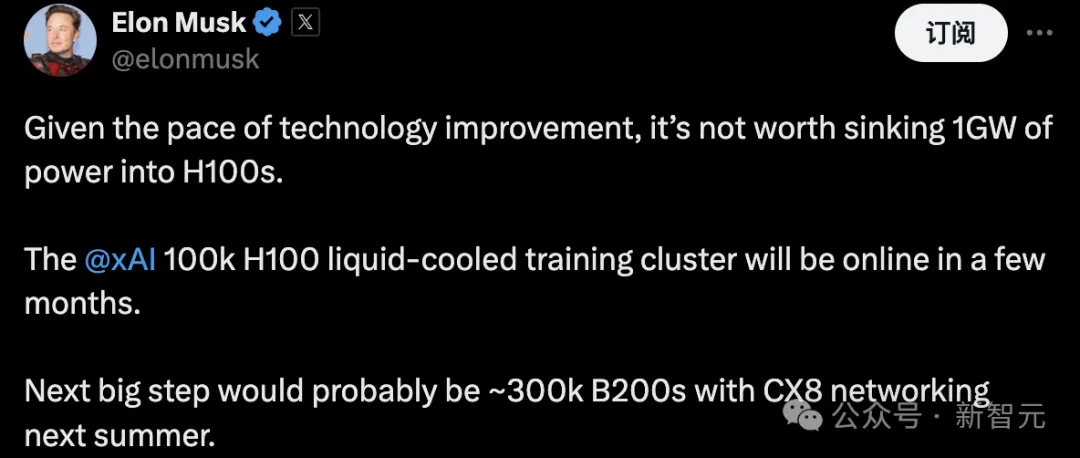 AI争霸战开启！OpenAI急建10万块GB200超算，马斯克10万块H100月末开训