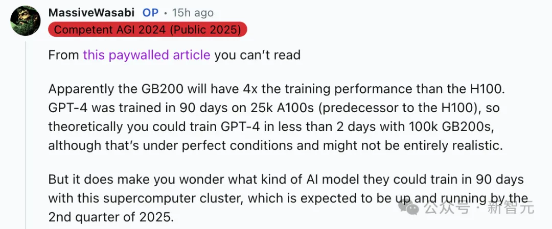 AI争霸战开启！OpenAI急建10万块GB200超算，马斯克10万块H100月末开训