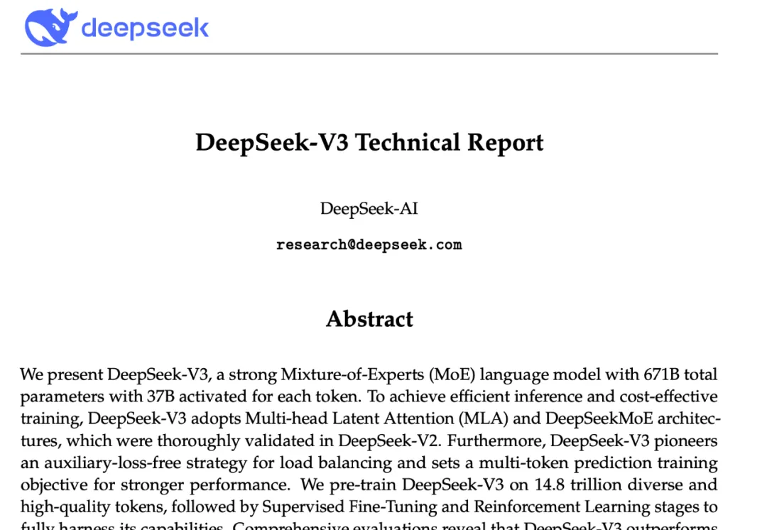 Deepseek v3正式发布：用557.6万美金超越Claude 3.5 Sonnet的惊人杰作