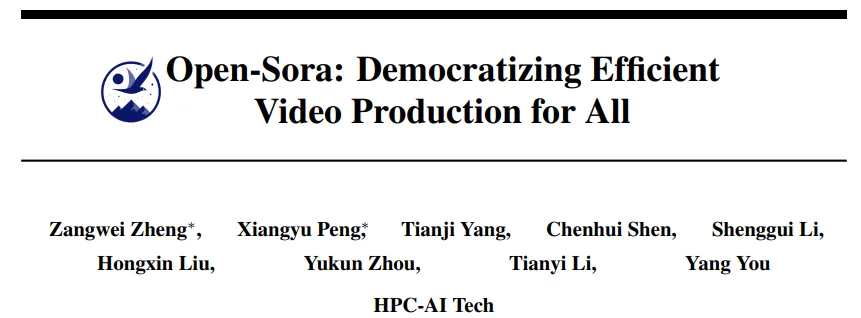 Open-Sora：让所有人都能轻松制作高效视频，可生成16秒720P视频，模型代码全开源！