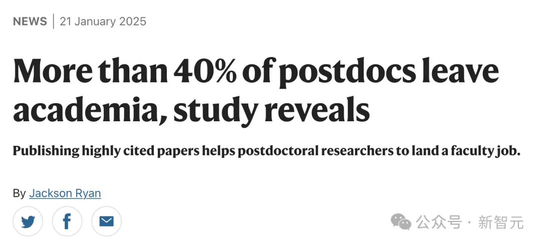 41%博士后逃生学术界，顶刊PNAS揭残酷真相！名校光环背后曝职业危机