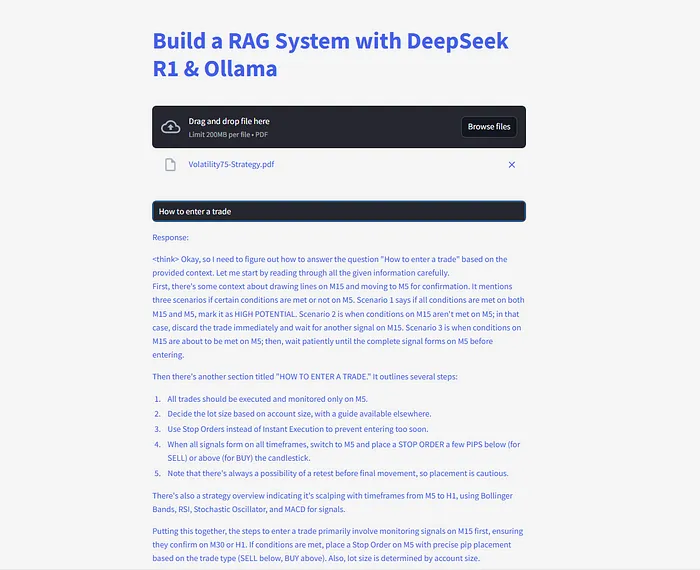 使用 DeepSeek R1 和 Ollama 搭建一个 RAG 系统（包含完整代码）